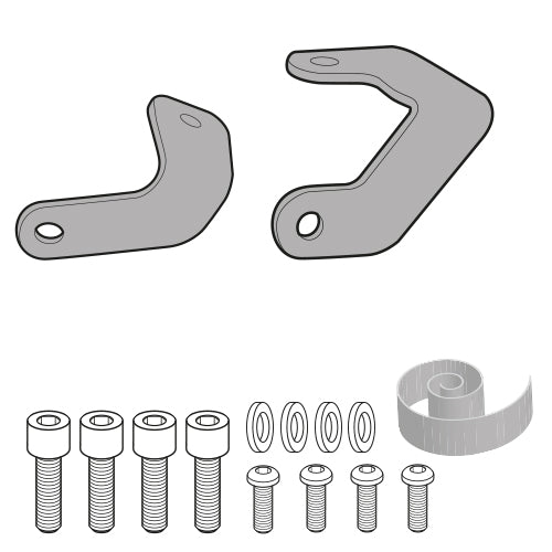 Honda NC 700 S (12 > 13) / NC 750 S / NC 750 S DCT [GIVI] - Kit for mounting the PLX1111