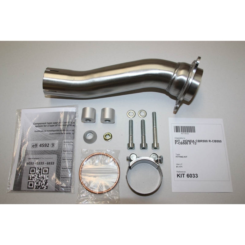 Honda CBR 500 R PC44 [2013-2015] - Hexoval Xtrem silencer - Honda CBR 500 R - OH6033VSE