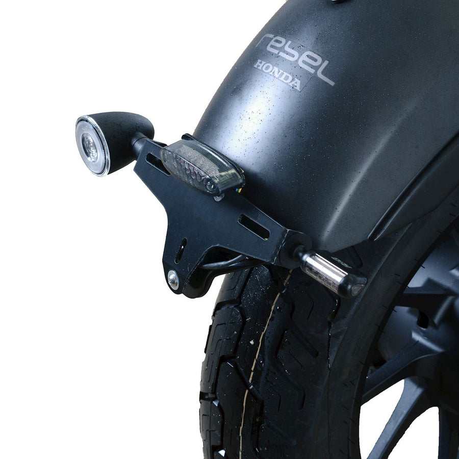 Honda CMX 500 A Rebel ABS (PC 56) [2020-2024] - License Plate Holder Black - Honda CMX500 Rebel (S)