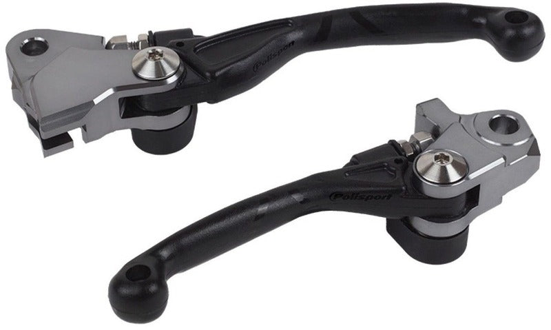 Ktm Sx-F 250 [POLISPORT] - Pivot Folding Lever Set Black - KTM / Husqvarna