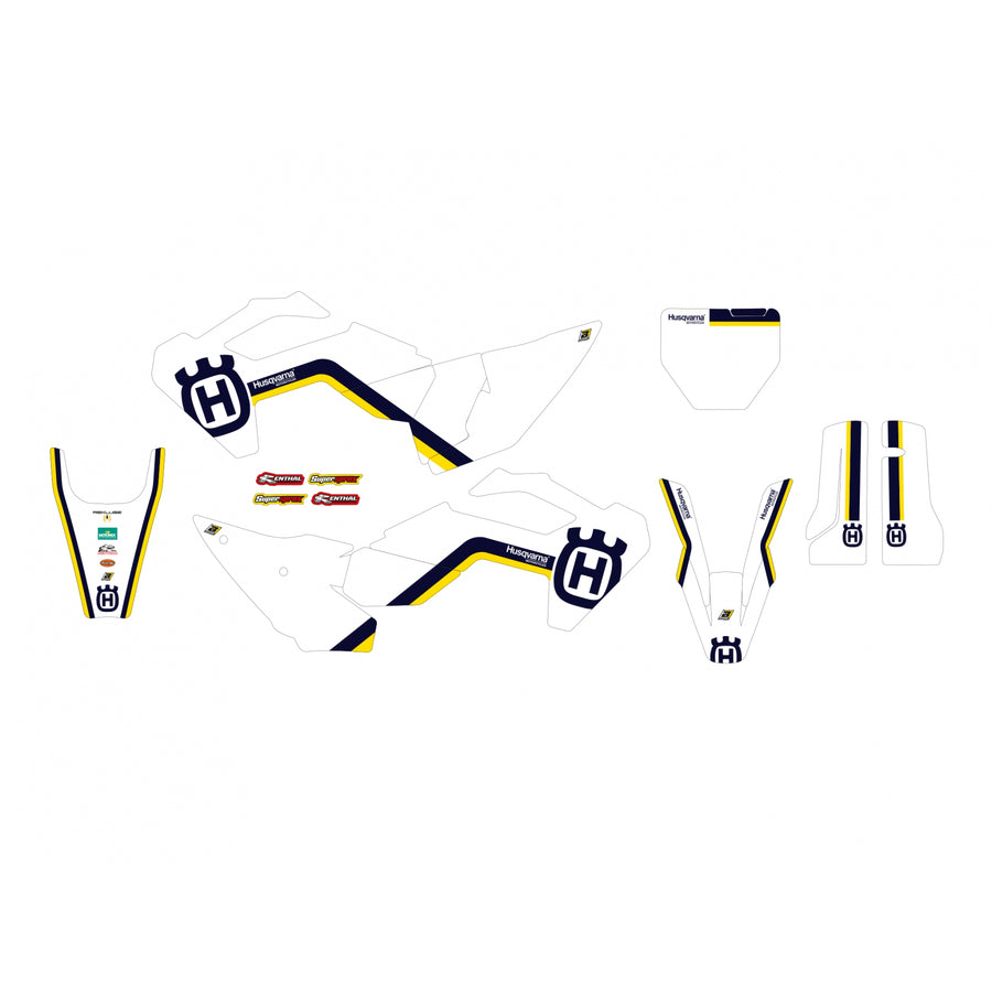 HUSQVARNA FC 450 [2023-2024] - Retro-Aufkleber-Kit - Husqvarna FC/TC