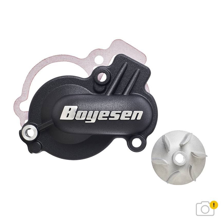 YAMAHA WR 450 F [2024-2027] - SuperCooler Wasserpumpendeckel + Impeller-Kit - Schwarz