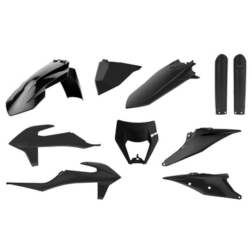 KTM 300 XC [2022-2023] - Plastik-Kit Schwarz - KTM EXC/EXC-F