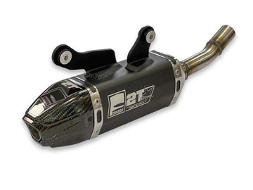 FANTIC XX 125 [2022-2026] - Carby silencer black aluminum/carbon end cap