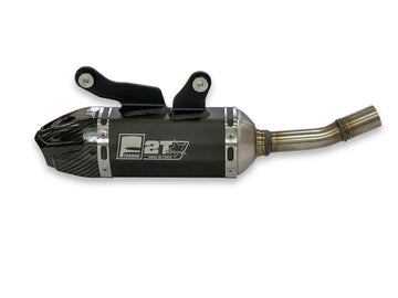 YAMAHA YZ 125 [2024-2027] - Carby silencer black aluminum/carbon end cap