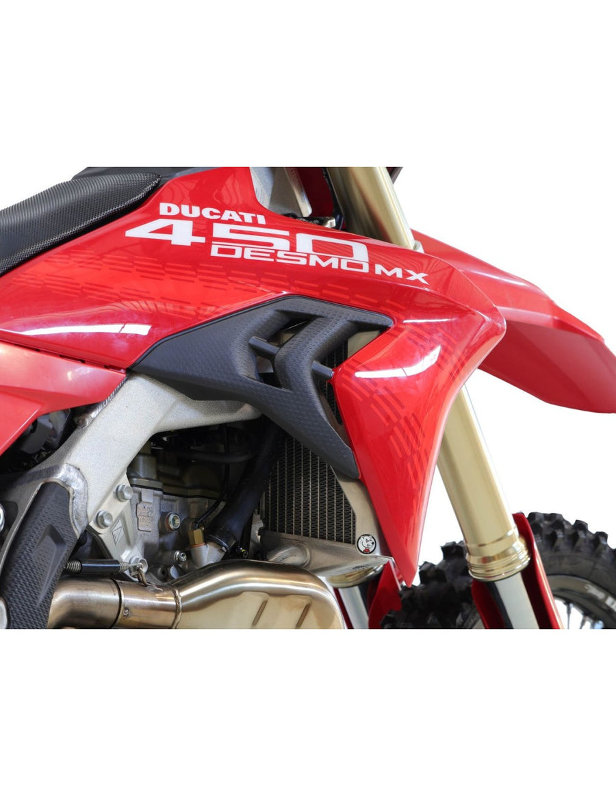 Ducati Desmo 450 MX [2025-2027] - Xtrem Kühlerschutz - HDPE 8 mm - Schwarz