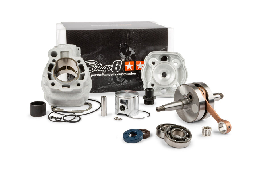Keeway SM 50 2T - Motorpack Zylinder Auspuff Big Racing 77ccm