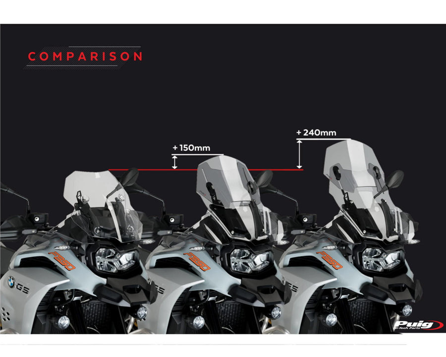 BMW F 750 GS [2024] – Adjustable windshield – Tinted