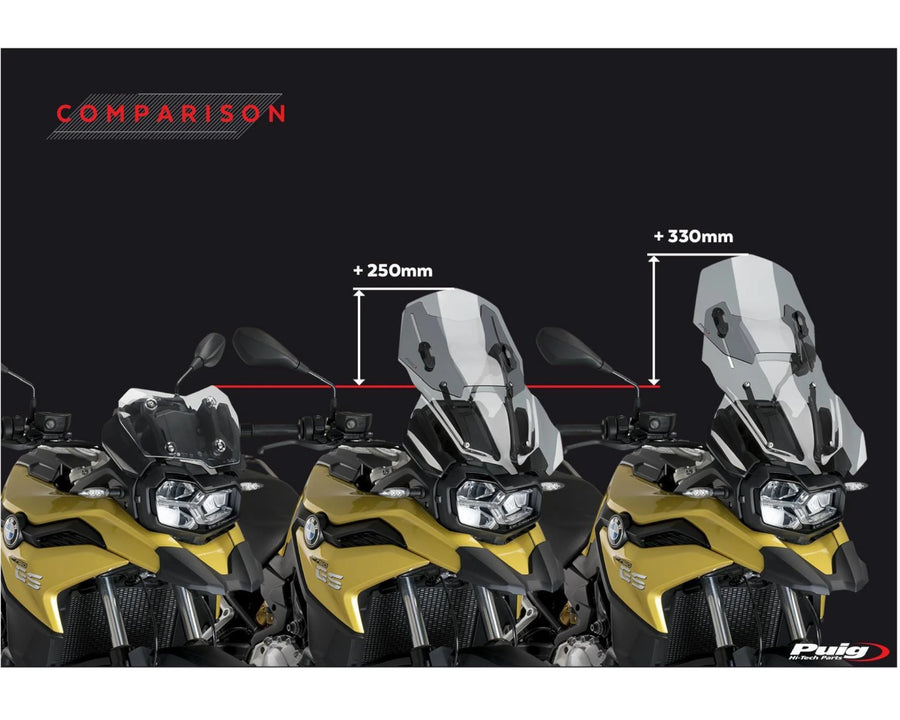 BMW F 800 GS [2025] – Adjustable windshield – heavily tinted