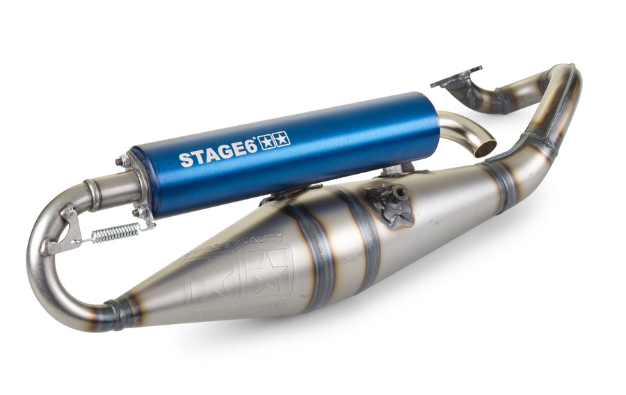 MBK Nitro 50 2T LC [2013–] - Auspuff Pro Replica MK2 Blau
