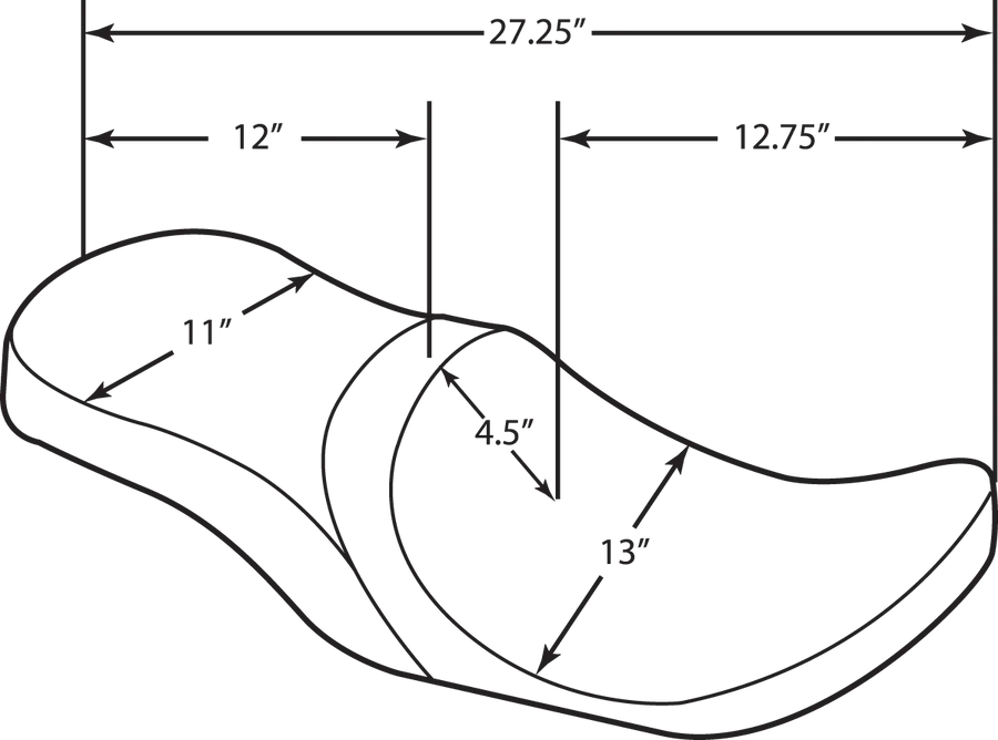 harley davidson touring [DRAG SPECIALTIES] – touring seat with low height