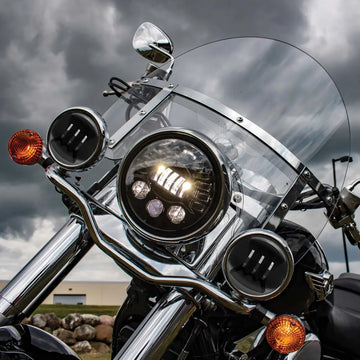 Harley-Davidson FLHTC 1340 Electra Glide Classic [1983-1985, 1989] - 4-1/2" LED-Nebelscheinwerfer – Bild 2