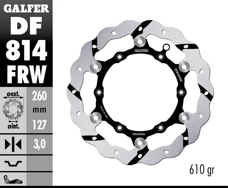 Beta RR 300 Racing [2022] - Bremsscheibe schwimmend Wave, genutet – Bild 2