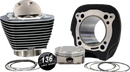 Harley-Davidson FLFBS 1923 Softail Fat Boy 117 [2025] - 132" Hochverdichtungs- / 136" Big Bore Kit – Oberfläche: Hervorgehobene Lamellen, Black Granite – Merkmal: 0,00 cm³ Kuppelvolumen – Bild 2