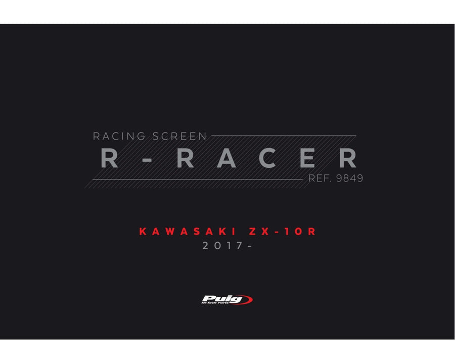 KAWASAKI ZX-10RR NINJA PERFORMANCE [2018] – R-Racer screen – heavily tinted