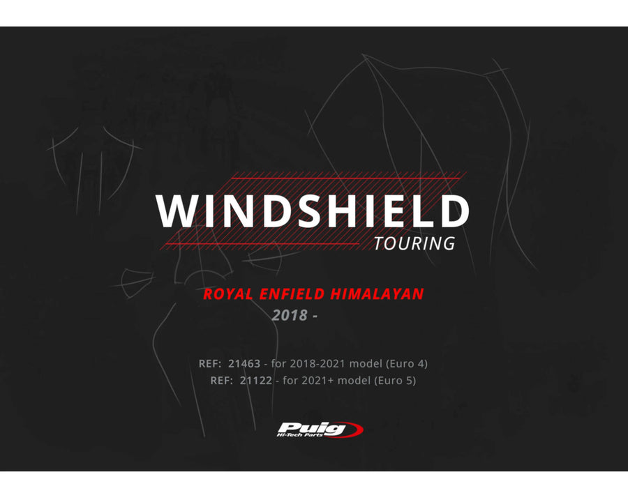 ROYAL ENFIELD HIMALAYAN 410 [2023] – Touring Screen – Tinted