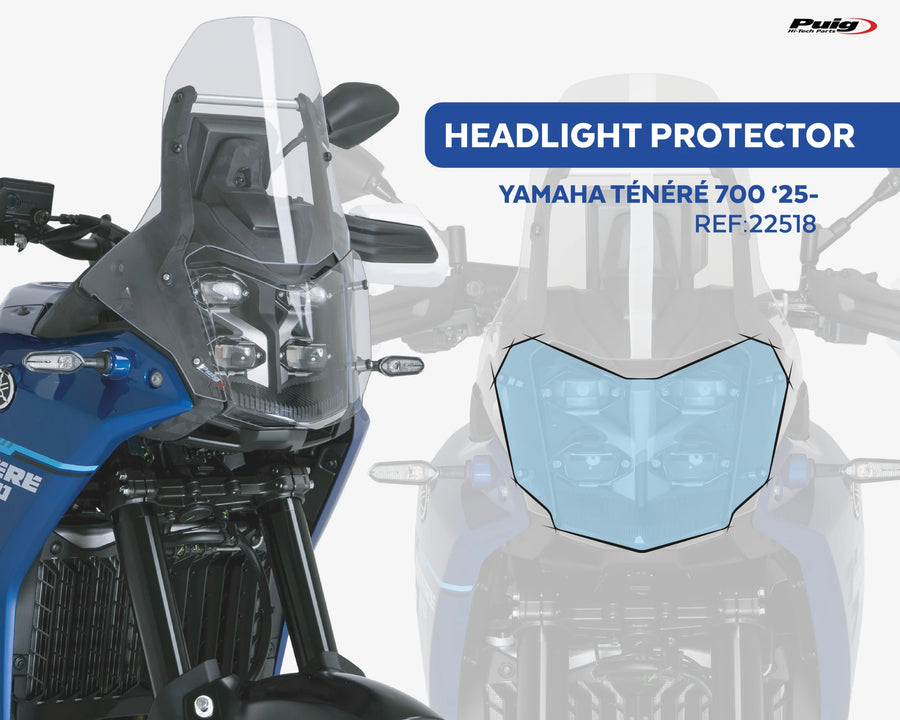 YAMAHA TENERE 700 RALLY EDITION [2025] – Headlight protector – Transparent