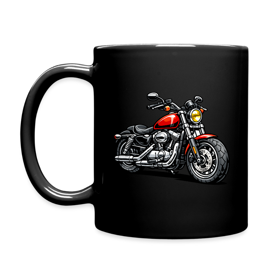 Harley davidson sportster [Mug Black] - Caricature - Single Sided