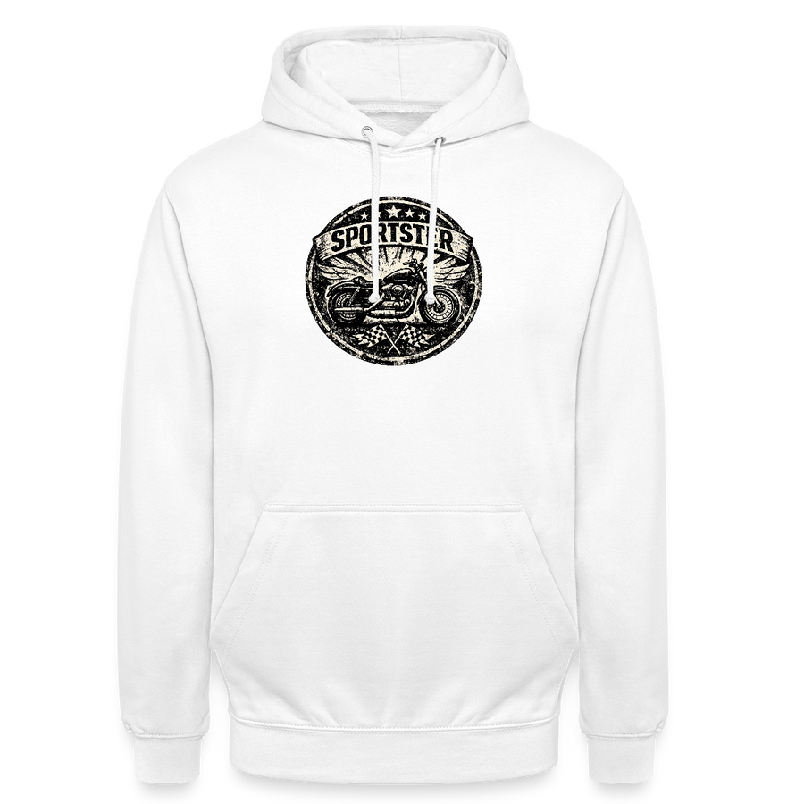 Harley davidson sportster [Hoodie] - Grunge Badge - Chest Print