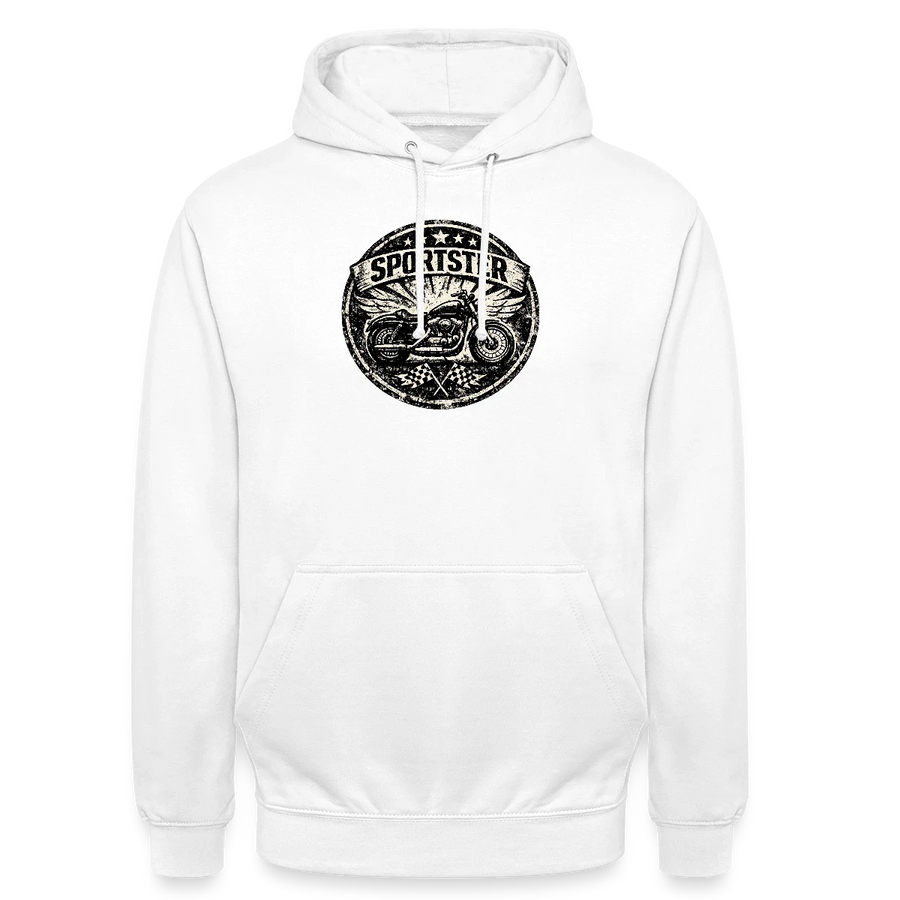 Harley davidson sportster [Hoodie] - Grunge Badge - Chest Print