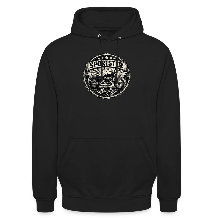 Harley davidson sportster [Hoodie] - Grunge Badge - Chest Print