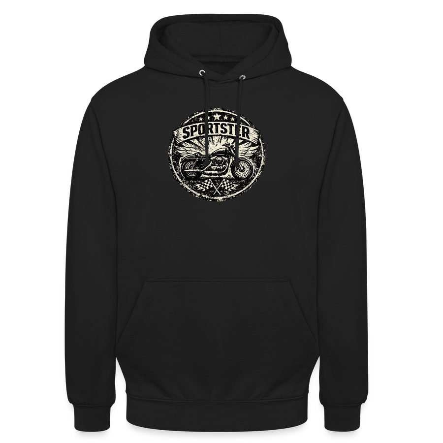 Harley davidson sportster [Hoodie] - Grunge Badge - Chest Print