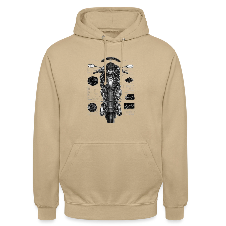 Suzuki gsf 650 [Hoodie] - Top-Down Tech - Chest Print