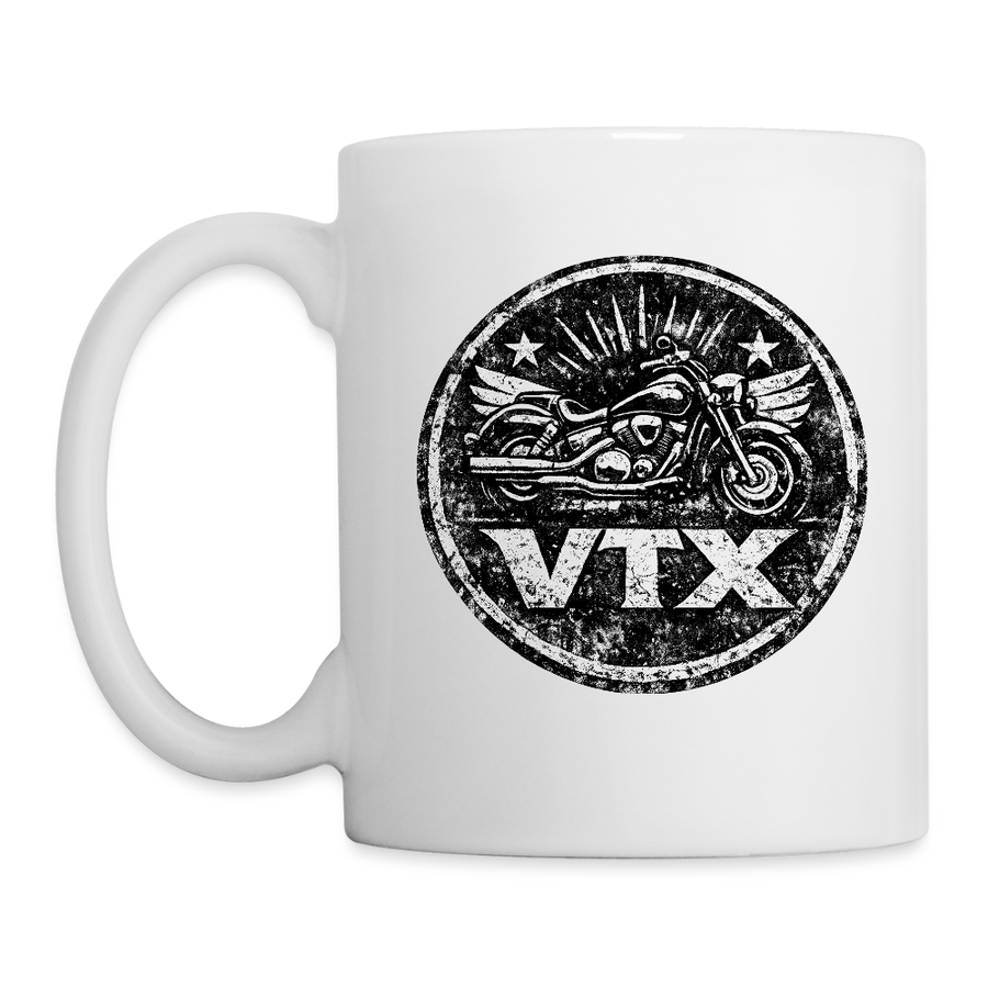 Honda vtx 1300 [Mug White] - Grunge Badge - Single Sided
