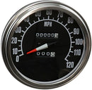 harley davidson fxsts [DRAG SPECIALTIES] – 5" FL-Style 2240:60 speedometer with reed switch-1