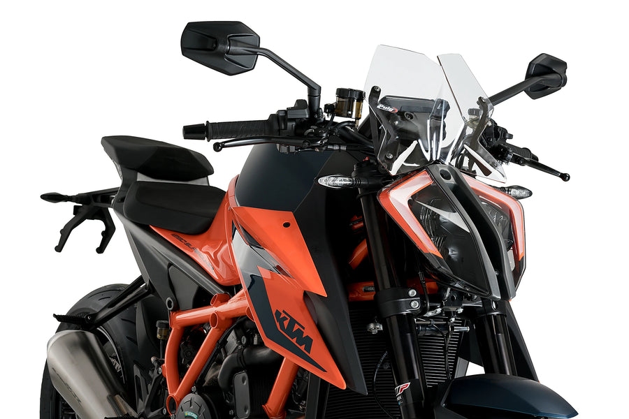 KTM 1290 SUPER DUKE R EVO [2023] - New Generation Sport Windshield | Clear | PUIG 20425W