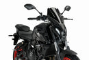 YAMAHA MT-07 [ab 2021] - PUIG New Generation Touring Windschild | Schwarz | PUIG 20619N