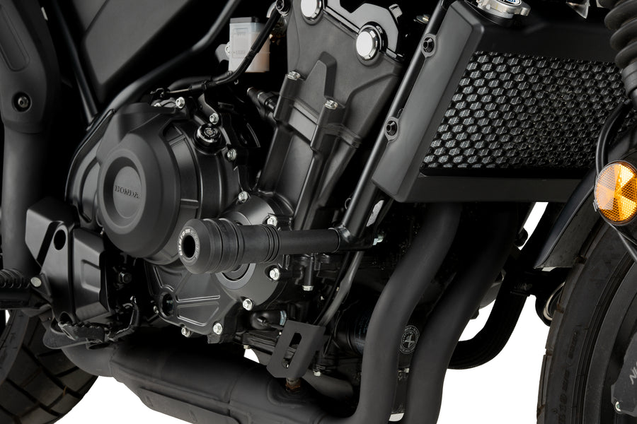 HONDA CMX 500 REBEL SE [2025] – Frame Crash Pads Vintage 2.0 – Black