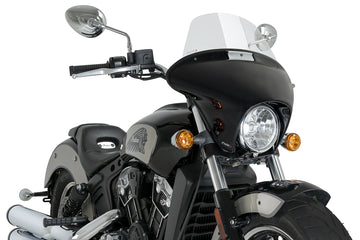 TRIUMPH BONNEVILLE T 120 BLACK [2025] - Touring Batwing SML | Clear | PUIG 21072W