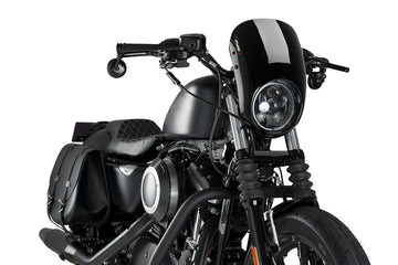 HARLEY-DAVIDSON SPORTSTER 883 IRON XL883N [2022] - Anarchy lamp cover | Black | PUIG 21083N
