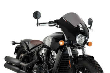 INDIAN SCOUT BOBBER [2025] - Dark Night Lamp Cover | Heavily toned | PUIG 21107F