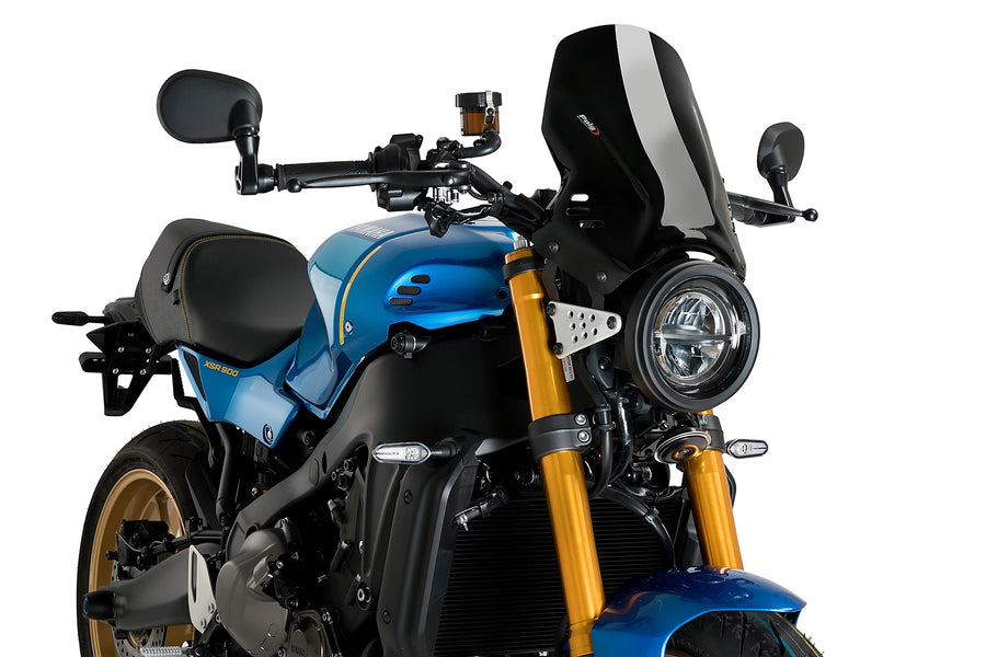 YAMAHA XSR 900 [2025] - New Generation Sport Windshield | Black | PUIG 21431N