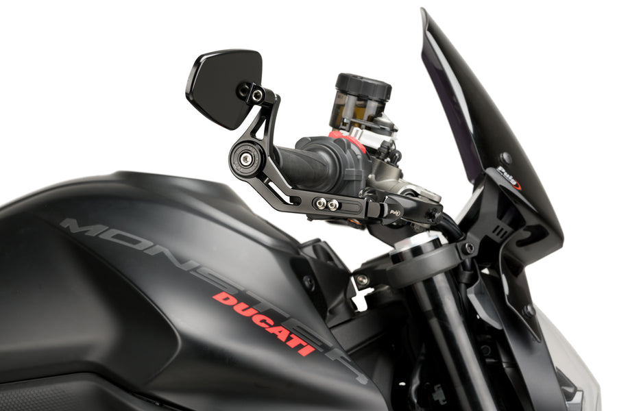 KTM RC 390 [2025] – Brake lever protection with rear view mirror Pro – Black