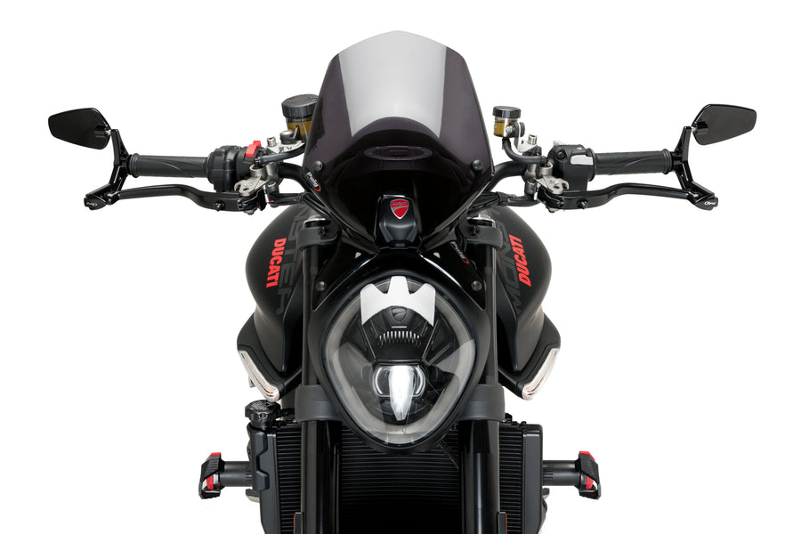 KTM RC 390 [2025] – Brake lever protection with rearview mirror Pro – Silver