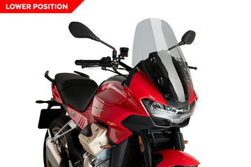 MOTO GUZZI V 100 MANDELLO S [2025] - touring screen | Tinted | PUIG 21484H