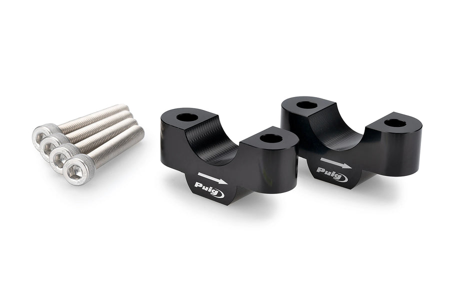 BMW S 1000 XR [2025] - Handlebar risers | Black | PUIG 21486N