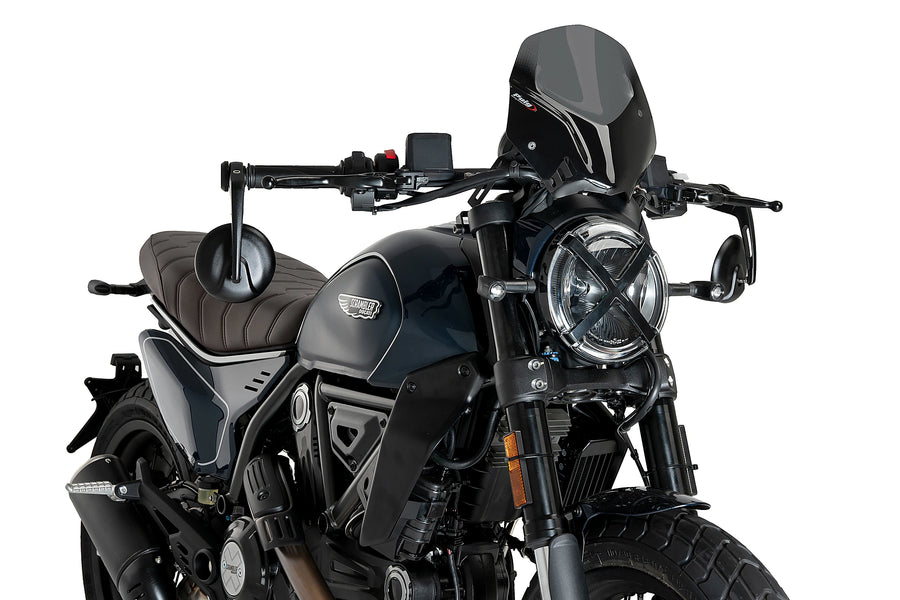 DUCATI SCRAMBLER FULL THROTTLE [2025] - New Generation Sport Windshield | Heavily toned | PUIG 21580F