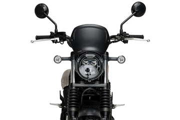 HONDA CL 500 [2025] - PUIG front panel made of ABS | Matt black | PUIG 21635J