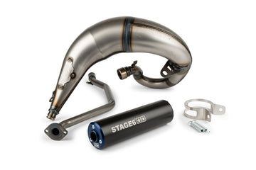 Beta RR SM 50 2T - Exhaust Streetrace High Mount CNC blue black