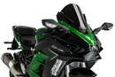 KAWASAKI NINJA H2 SX SE [2025] - Z-Racing screen | Black | PUIG 21714N