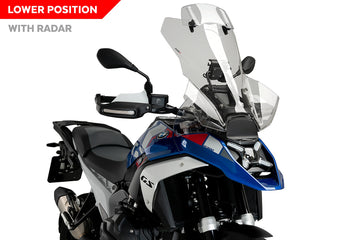 TRIUMPH BONNEVILLE T 120 BLACK [2025] - Touring screen Plus with spoiler screen | Clear | PUIG 21796W