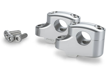 BMW F 800 GS [2025] - Pullback handlebar risers | Silver | PUIG 21811P