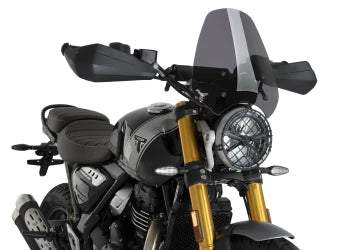 TRIUMPH SCRAMBLER 400X [2025] – Retro fairing screen – Transparent