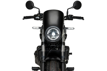 KAWASAKI ELIMINATOR 500 SE [2025] - PUIG Anarchy half fairing | Matt black | PUIG 21944J