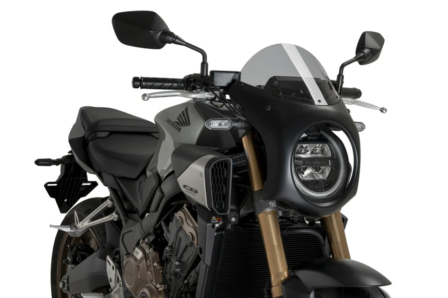 HONDA CB 650 R NEO SPORTS CAFE [2025] – Retro fairing screen – Transparent