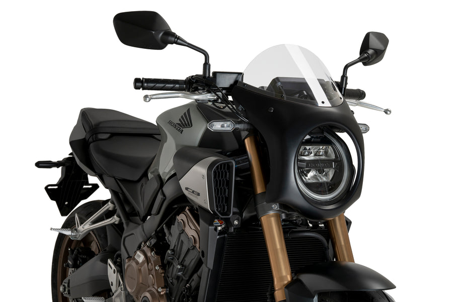 HONDA CB 650 R NEO SPORTS CAFE [2025] – Retro windshield – heavily tinted